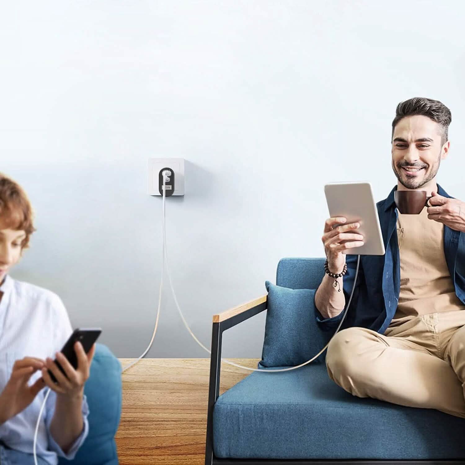 65W Type C Fast Wall Charger PD QC3.0 Adapter Mobile Accessories - Tophatter Daily Deals