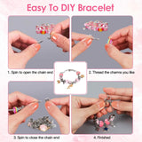66-Pieces: Charm Bracelet Making Kit Toys & Games - Tophatter Daily Deals