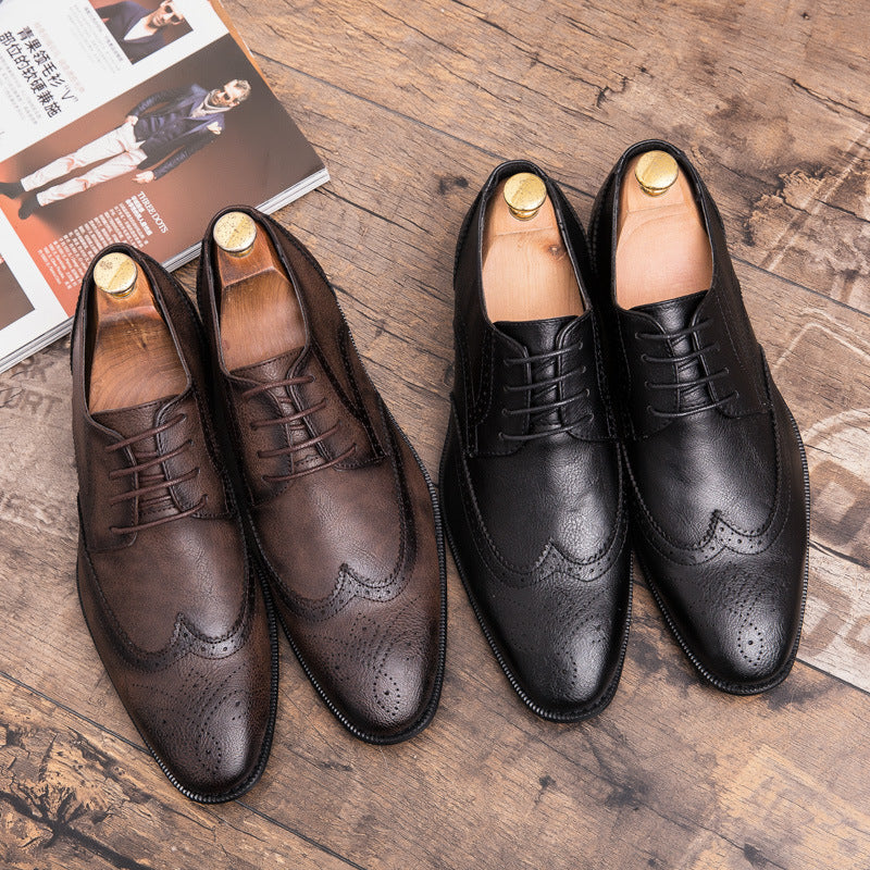Business dress shoes with pointed toes 0 - Tophatter Daily Deals