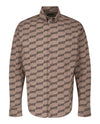 Balenciaga Monogram Long Sleeve Shirt Beige Long Sleeves - Tophatter Daily Deals