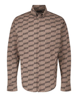 Balenciaga Monogram Long Sleeve Shirt Beige Long Sleeves - Tophatter Daily Deals