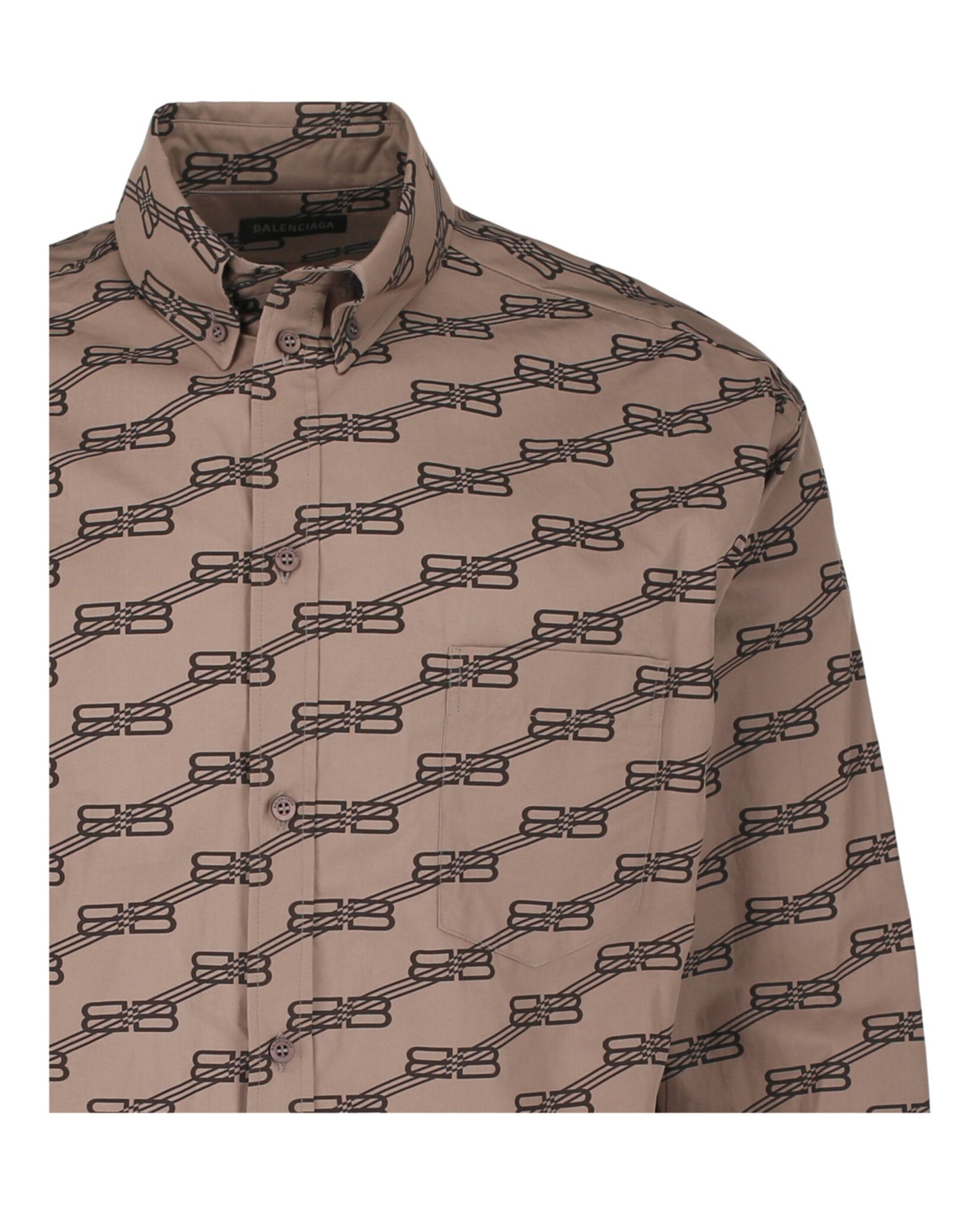 Balenciaga Monogram Long Sleeve Shirt Long Sleeves - Tophatter Daily Deals