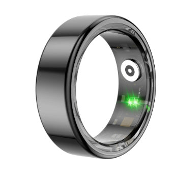 2024 Smart Ring For Men Women Heart Rate Blood Oxygen Monitoring Multi Sports Modes IP68 Waterproof Smart Rings For Android IOS Black steel 0 - Tophatter Daily Deals