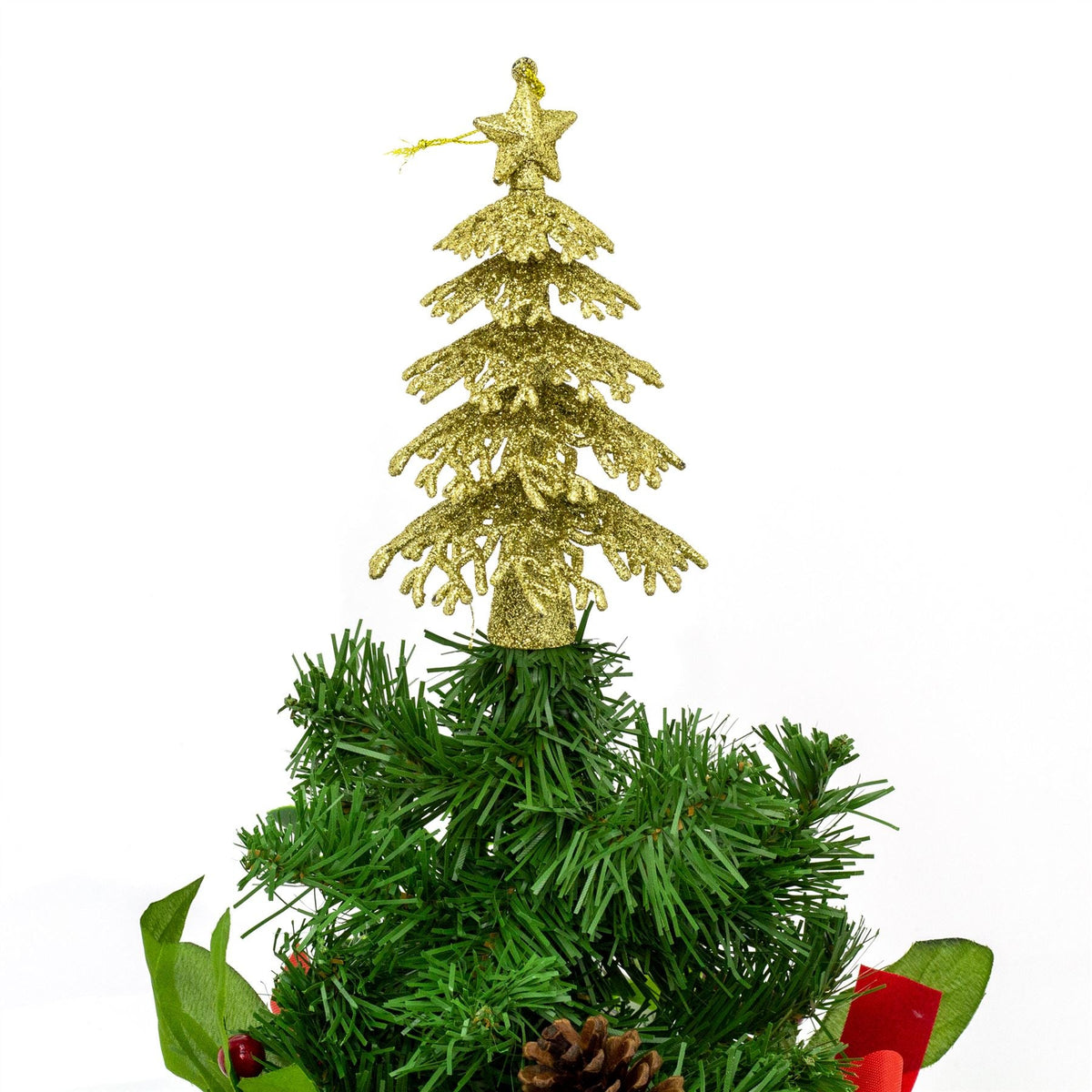Gold Glitter Christmas Tree Shaped Hanging Decoration | Novelty Hanging Christmas Tree Ornament | Xmas Bauble Christmas Bauble Christmas Decor Tree Decoration - Tophatter Daily Deals