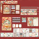 Ancient Style Hand Book Tape Stickers Sticky Notes Gift Box Dunhuang gift box gift bag 0 - Tophatter Daily Deals