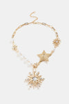Synthetic Pearl Star Shape Alloy Necklace Necklaces - Tophatter Daily Deals
