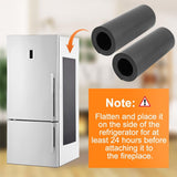 2-pack Magnetic Fireplace Winter Indoor Fireplace Ventilation Cover 0 - Tophatter Daily Deals
