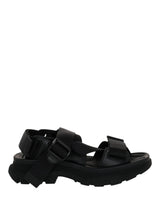 Alexander McQueen Tread Sandals Black Footwear - Tophatter Daily Deals