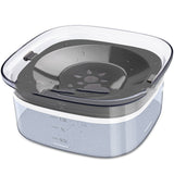 70oz Dog Water Bowl Large Capacity Spill Proof Dog Bowl Transparent 2L Visible Water Level Slow Drinking Bowl For Dogs And Cats Pet Products Transparent 2000ML 0 - Tophatter Daily Deals