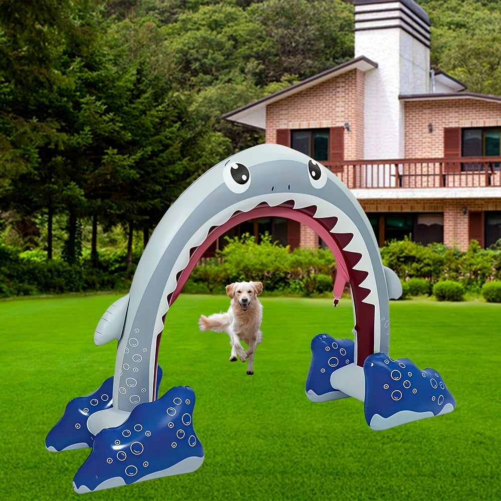 Inflatable Water Sprinkler Archway Outdoor Holiday Decor Outdoor Sport & Activities > Surf & Watersports - Tophatter Daily Deals
