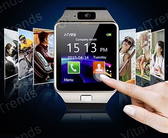 Bluetooth Smart Watch with Camera, Pedometer, Activity Monitor and iPhone/Android Phone Sync Unbranded Smart Watch - Tophatter Daily Deals