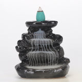 Bergamot Rockery Incense Burner Ceramic Incense Road A 0 - Tophatter Daily Deals