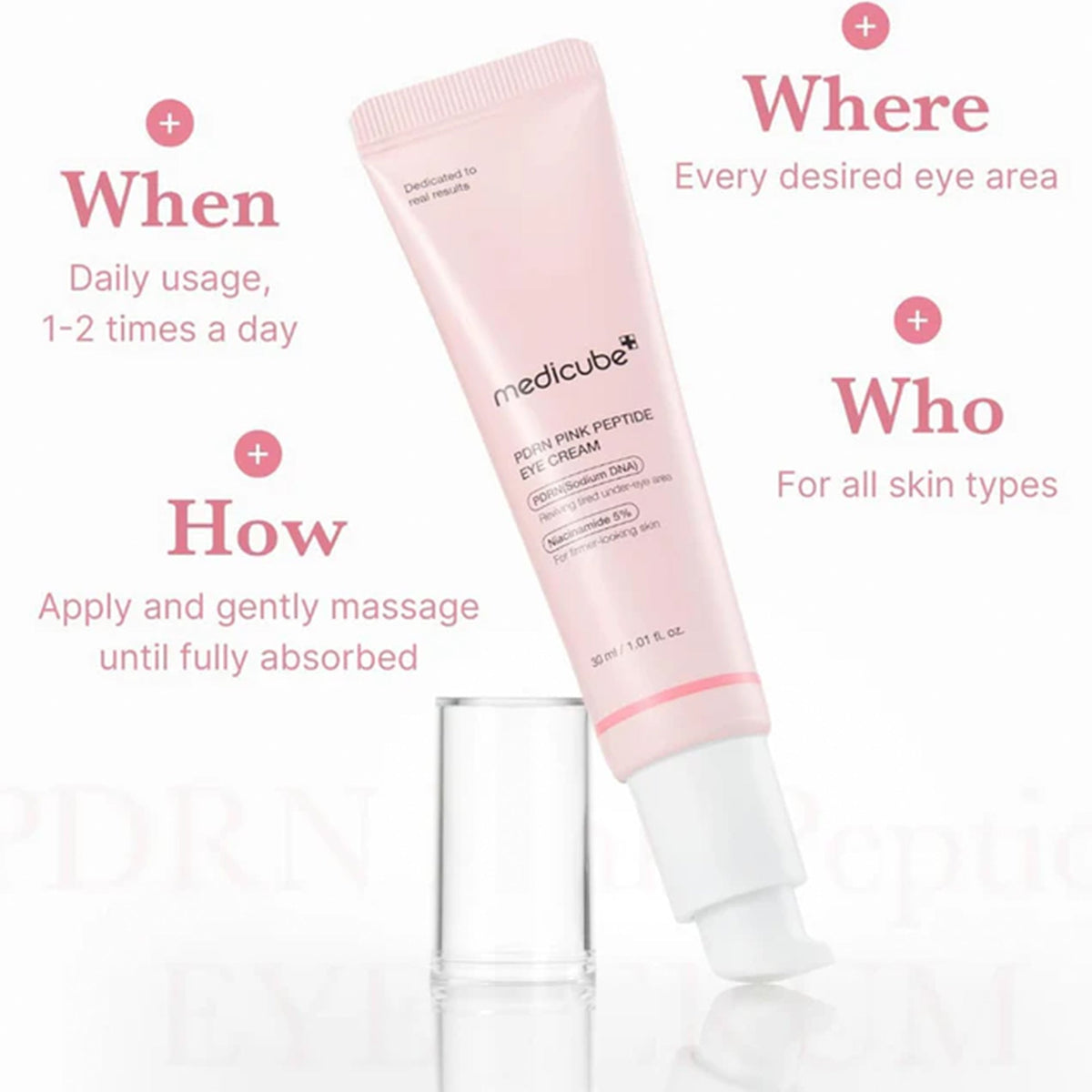 Medicube PDRN Pink Peptide Eye Cream 30ml Pump