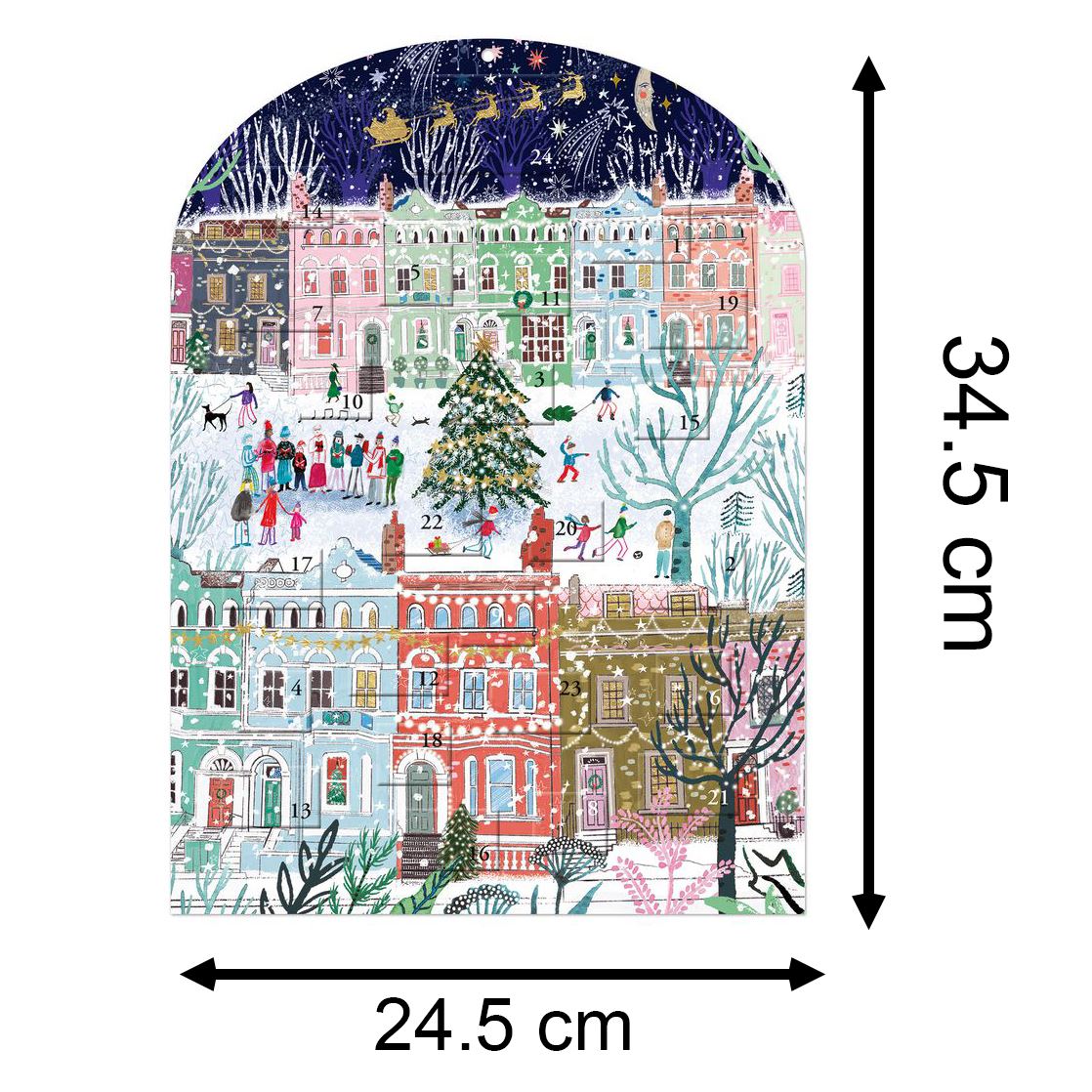 Winter in Notting Hill Christmas Advent Calendar | Traditional Advent Calendar Advent Calendar - Tophatter Daily Deals