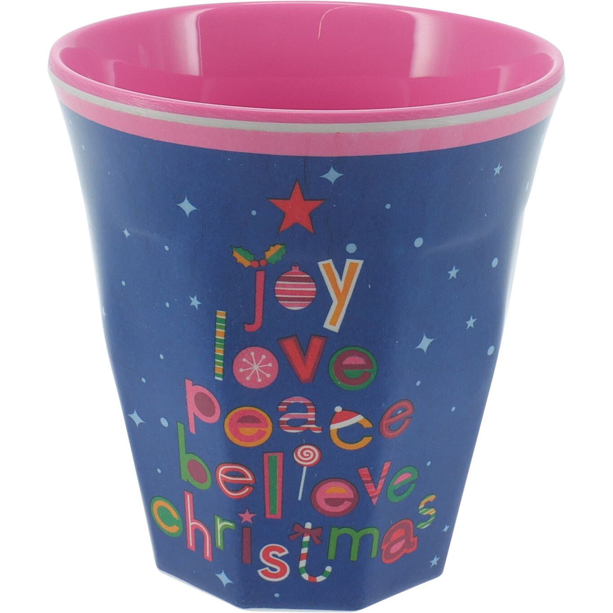 Set of 6 Children's Christmas Beaker | Festive Kids Cup with Christmas Character Design | Plastic Tumbler - 290ml Party Cups - Tophatter Daily Deals