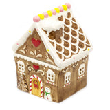 Medium Christmas Gingerbread Biscuit Barrel | Gingerbread House Cookie Jar Jar - Tophatter Daily Deals