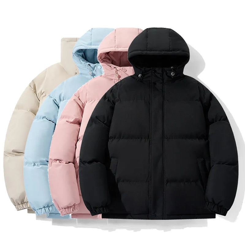Insulating Puffer Coat - Hooded Boxy Short, Chenille 3D Changing Face Moving Picture Frame - Tophatter Daily Deals