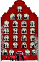 Deluxe Traditional Card Advent Calendar Large - Nostalgic Christmas House Advent Calendar - Tophatter Daily Deals