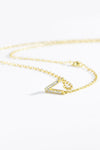V To Z Zircon 925 Sterling Silver Necklace Necklaces - Tophatter Daily Deals