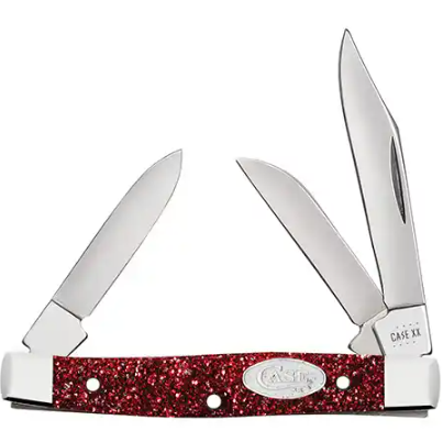 Case Small Stockman - Ruby Stardust Kirinite - 67004 - Tophatter Daily Deals