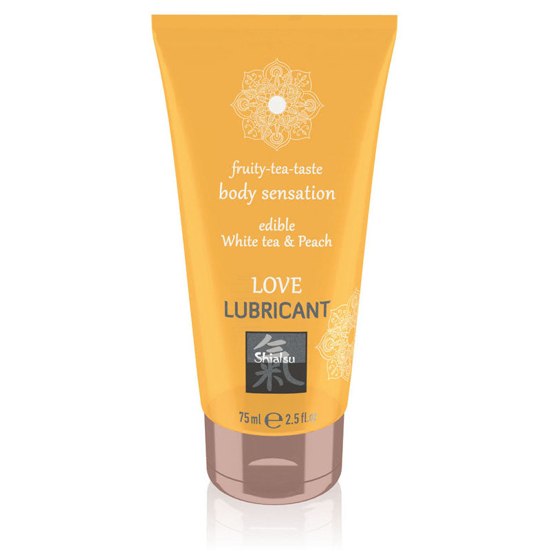 Shiatsu Love Lubricant White Tea and Peach Flavored 75 ml > Lube > Flavoured - Tophatter Daily Deals