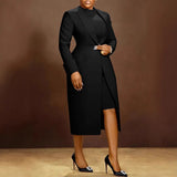 Back Slit Suit Vest Two-piece Set 0 - Tophatter Daily Deals