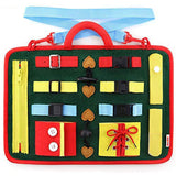 Baby learning dressing buckle zipper learning board 10 style 0 - Tophatter Daily Deals