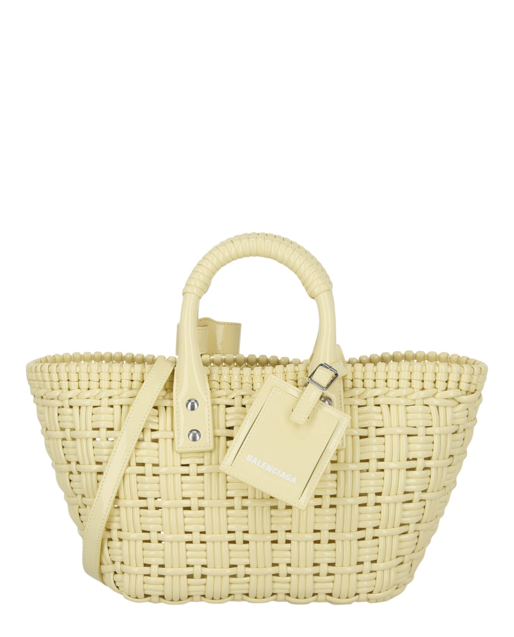Balenciaga Bistro XS Basket With Strap Yellow-6713422-IE3Y-7408-70009-NS Bags - Tophatter Daily Deals