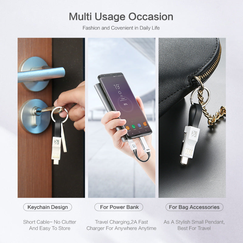 Applicable To Android Type-C Creative Mobile Phone Charging Cable 0 - Tophatter Daily Deals