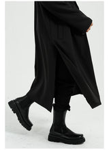 Lightweight Relaxed Men’s Overcoat - Long Polyester Spring 3D Changing Face Moving Picture Frame - Tophatter Daily Deals