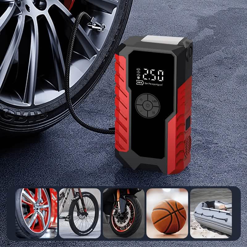 Portable 12V Car Jump Starter, Battery Charger, Air Pump (LED Display) Automotive - Tophatter Daily Deals