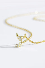G To K Zircon 925 Sterling Silver Necklace Necklaces - Tophatter Daily Deals