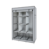 Portable Free Standing Closet - 8 Shelves, 2 Hanging Rods Storage & Organization - Tophatter Daily Deals