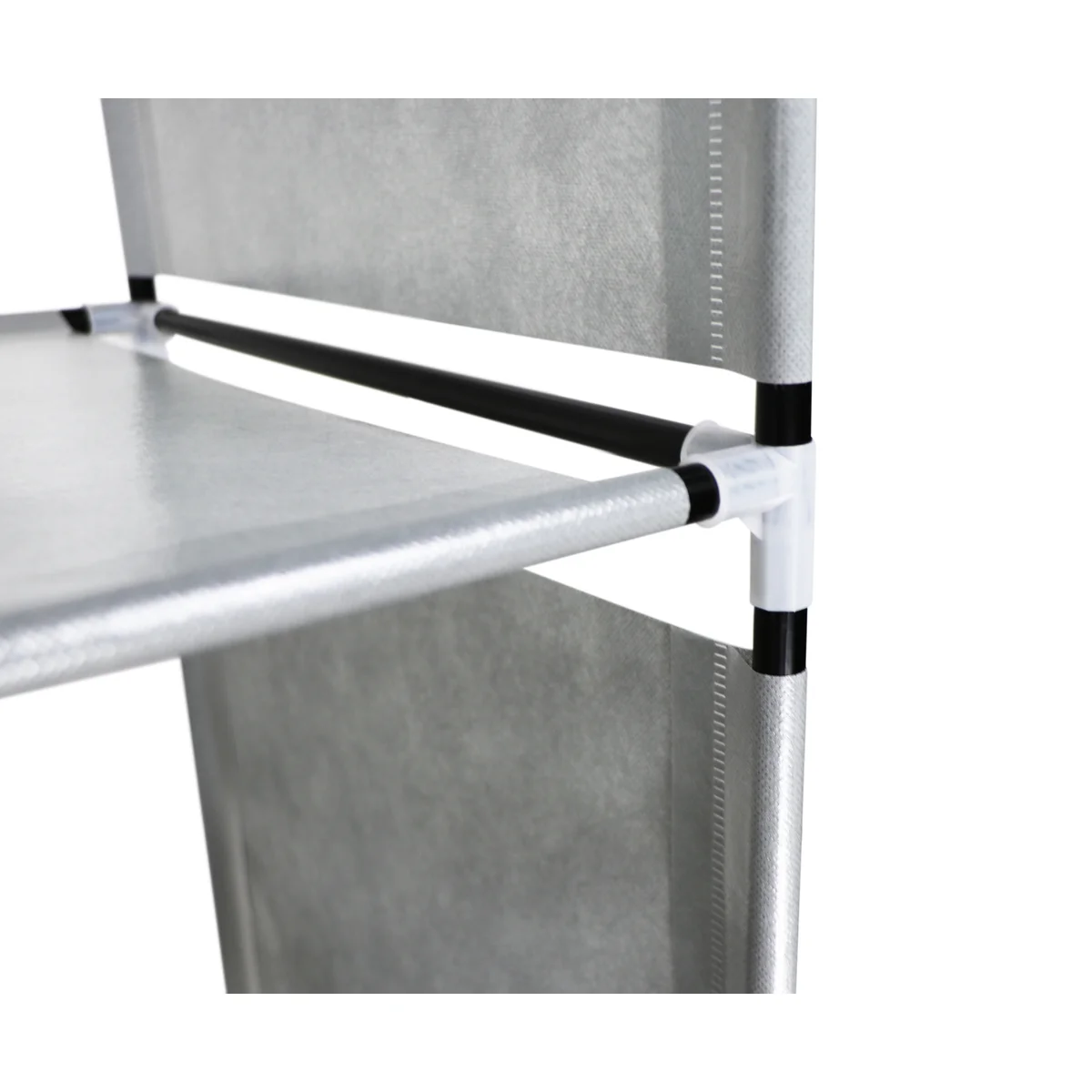 Portable Free Standing Closet - 8 Shelves, 2 Hanging Rods Storage & Organization - Tophatter Daily Deals