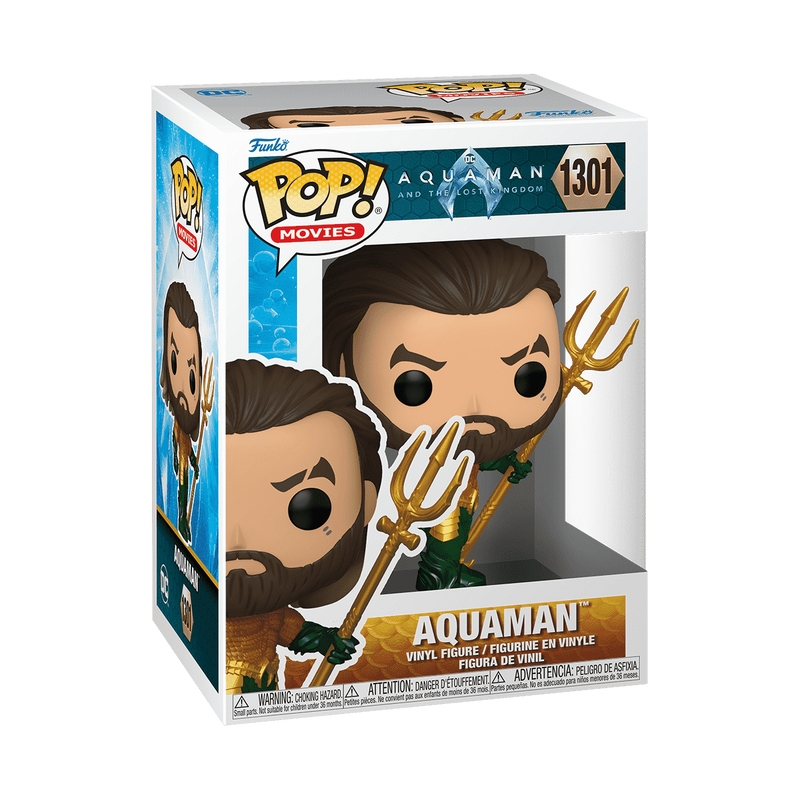 Aquaman and the Lost Kingdom – Aquaman Pop! Vinyl Figure Pop! Vinyl Figure - Tophatter Daily Deals