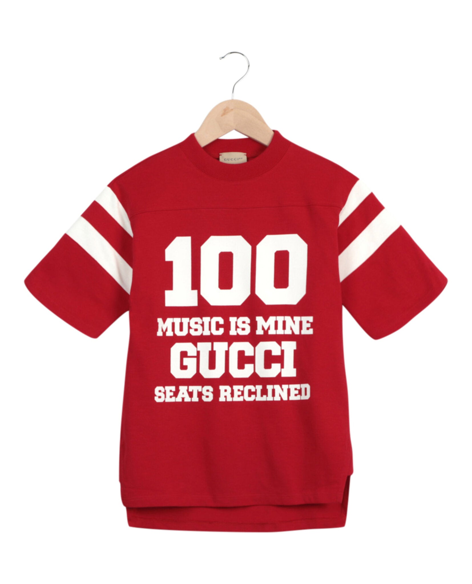 Gucci Graphic Printed T-Shirt Red T-Shirt - Tophatter Daily Deals