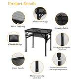 Black Metal Casual Side Table - Tophatter Daily Deals