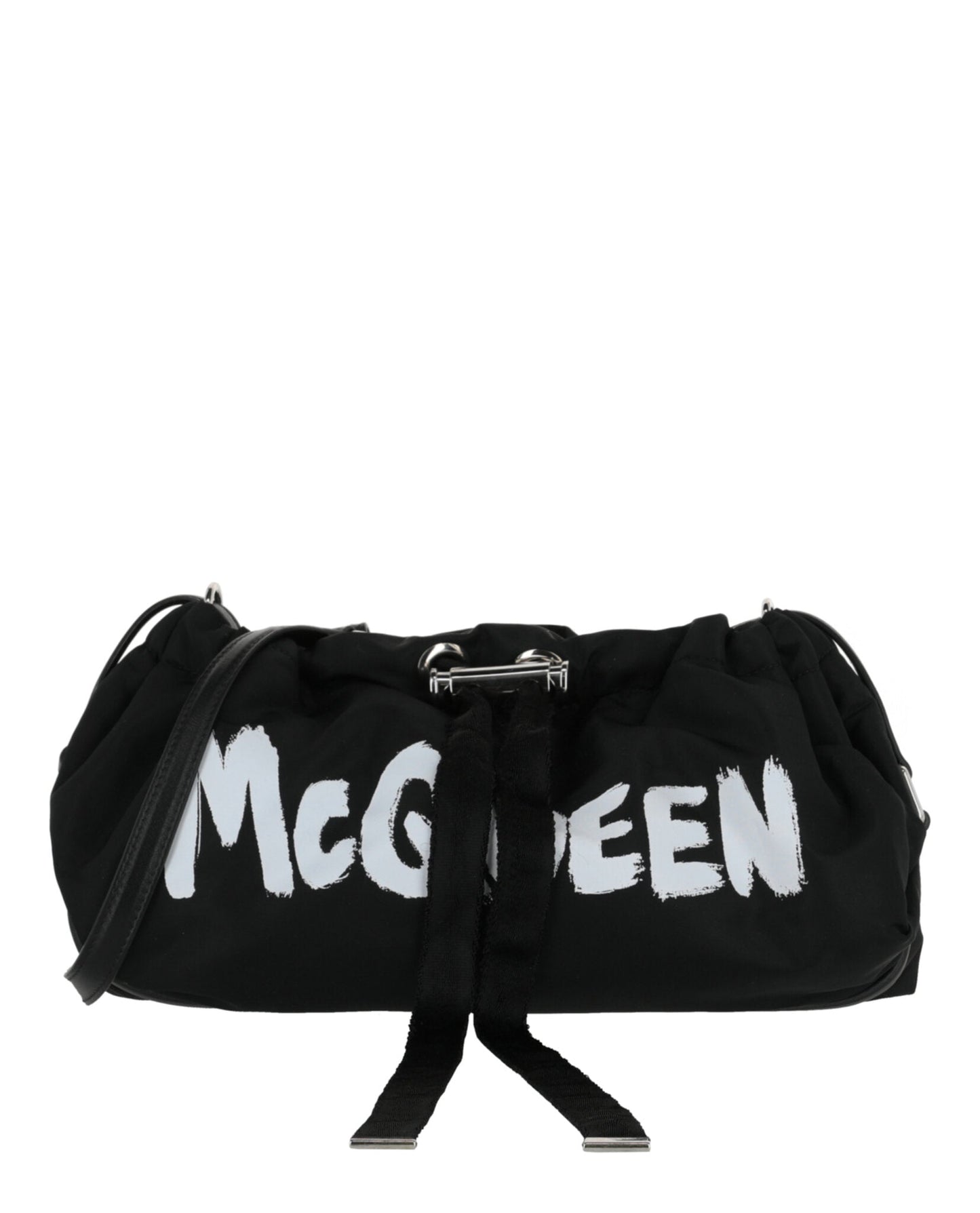 Alexander McQueen Small Bundle Graffiti Bag Black-676286-16XZA-1050-00002-NS Bags - Tophatter Daily Deals