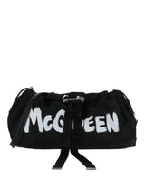 Alexander McQueen Small Bundle Graffiti Bag Black-676286-16XZA-1050-00002-NS Bags - Tophatter Daily Deals