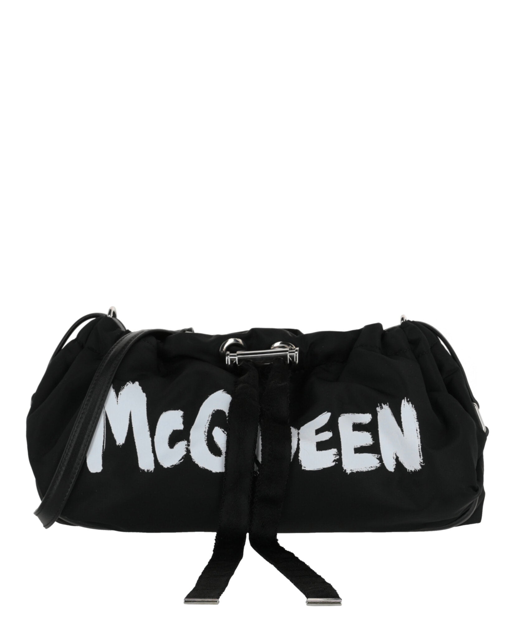 Alexander McQueen Small Bundle Graffiti Bag Black-676286-16XZA-1050-00002-NS Bags - Tophatter Daily Deals