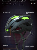 Bicycle Helmet Full Boud Edage Belt Fly Net Unisex Breathable Integrated Mountain Bike Riding Head 0 - Tophatter Daily Deals