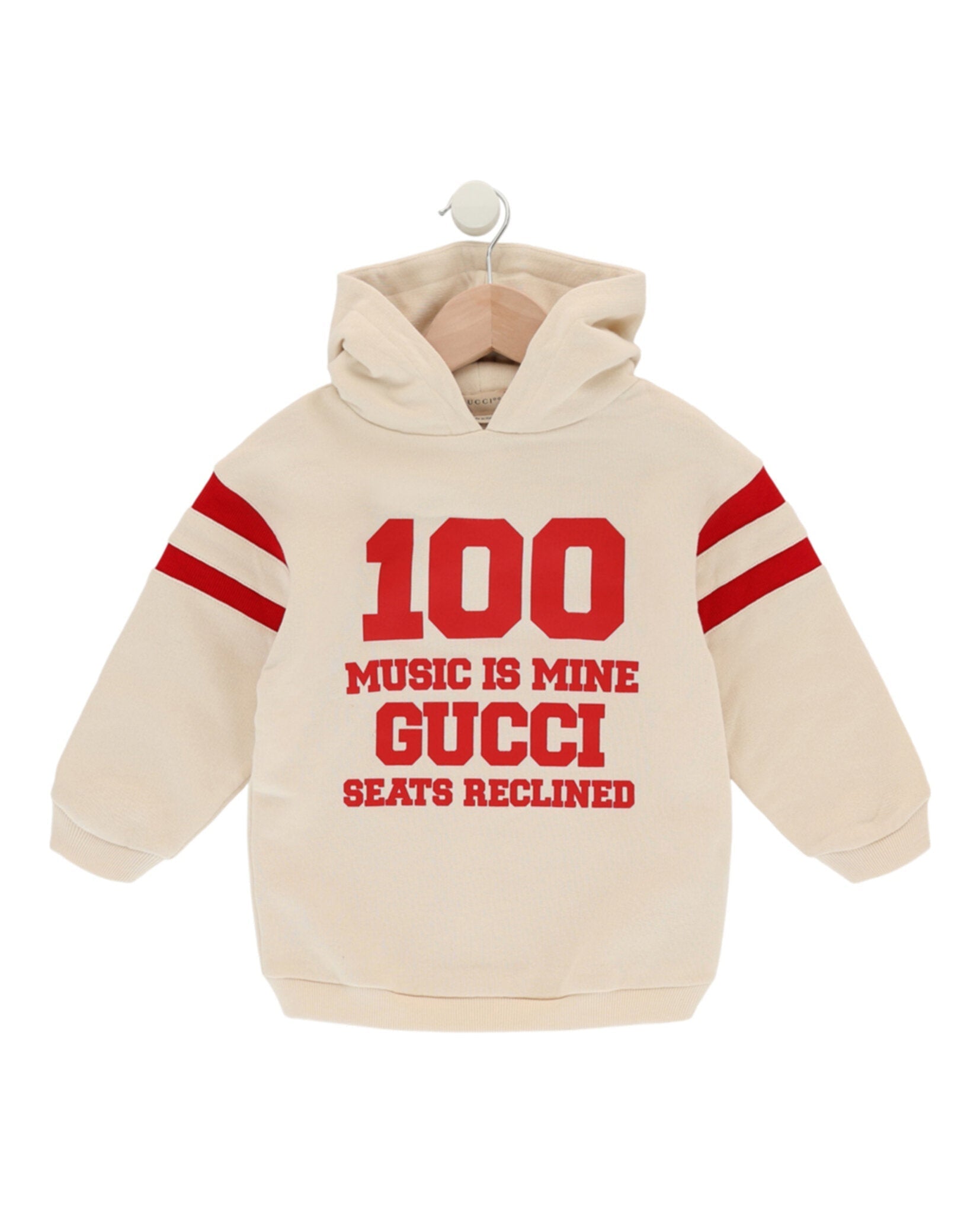 Gucci Music Is Mine Hoodie White Hoodie - Tophatter Daily Deals