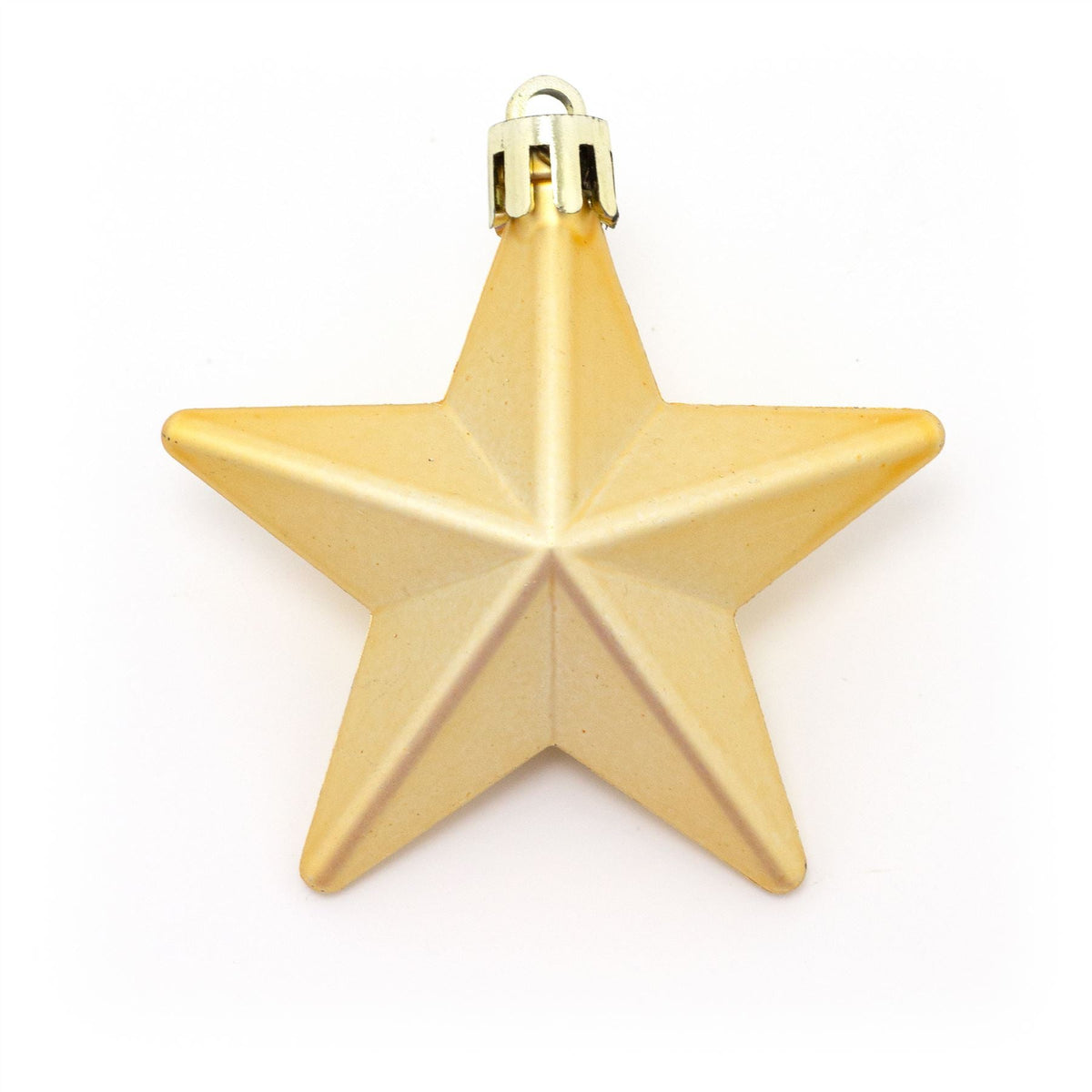 Rose Gold 8 Piece Mini Christmas Star Baubles | Set Of 8 Star Christmas Tree Bauble Decorations | Xmas Tree Baubles Gold Christmas Tree Ornaments Tree Decoration - Tophatter Daily Deals