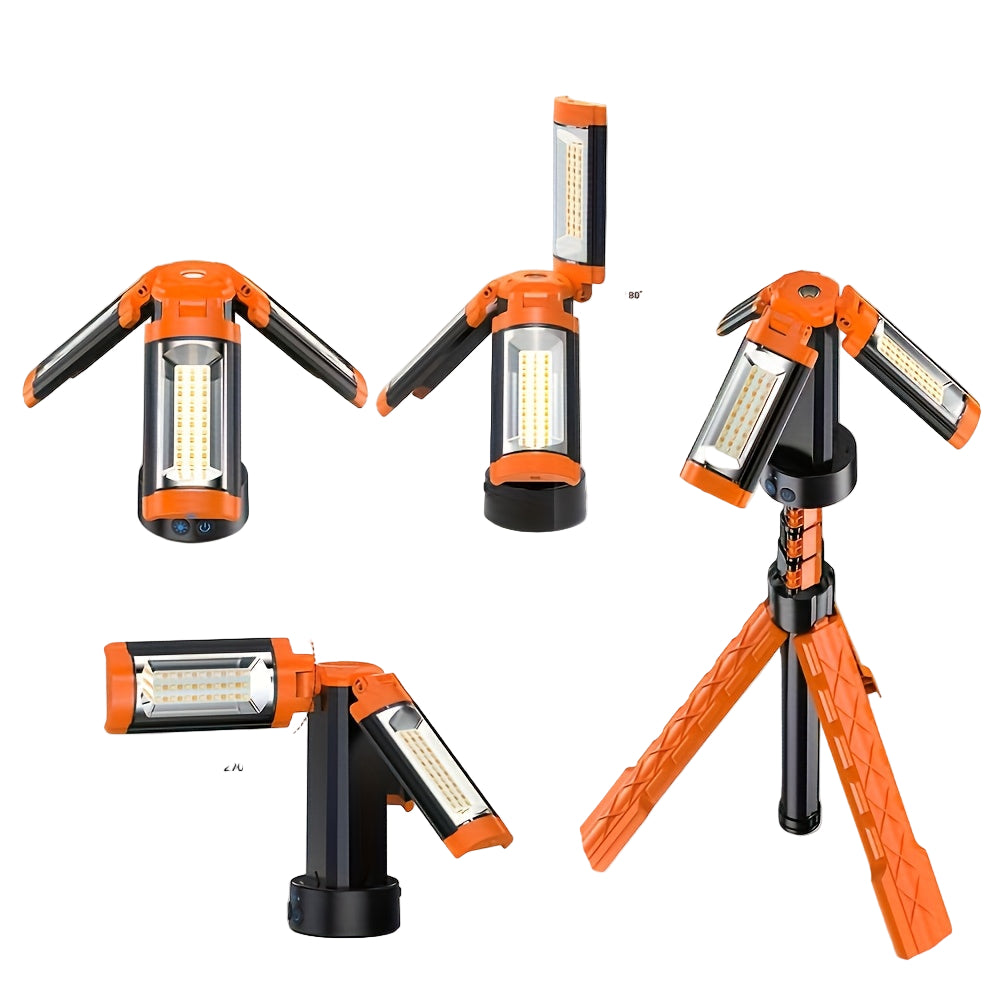 Rechargeable Work Light with Stand Portable Camping Lamp Auto Accessories > Lights - Tophatter Daily Deals