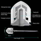 26.3 inch Multifunctional Military Shovel - Tophatter Daily Deals