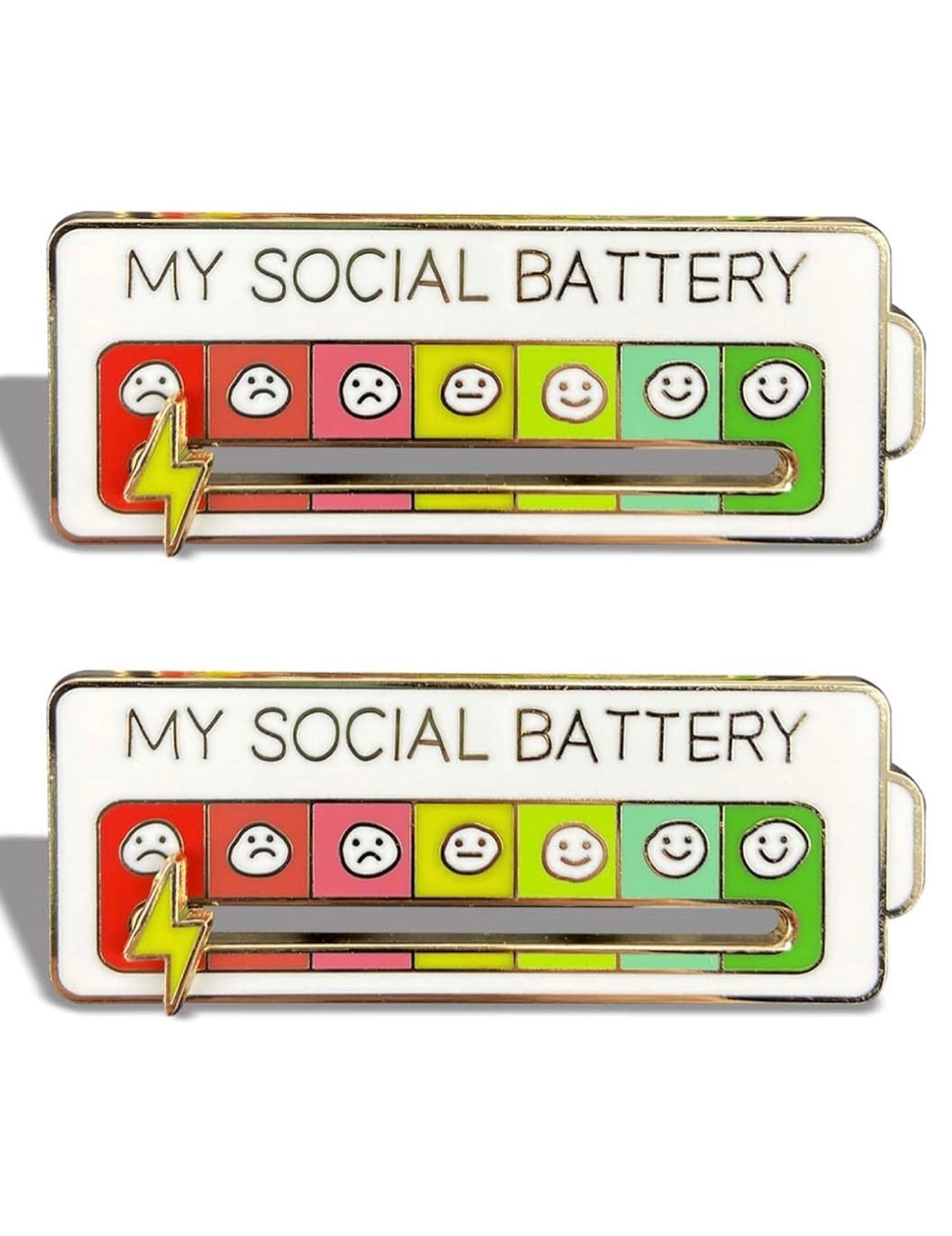 Social Battery Pin - Tophatter Daily Deals