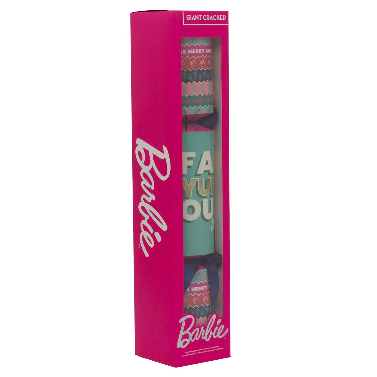 Giant Barbie Christmas Cracker for Kids | Children's Colouring Jumbo Cracker 55cm Christmas Cracker - Tophatter Daily Deals