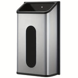 Wall-Mounted Stainless Steel Garbage Bag Dispenser Kitchen Bins - Tophatter Daily Deals