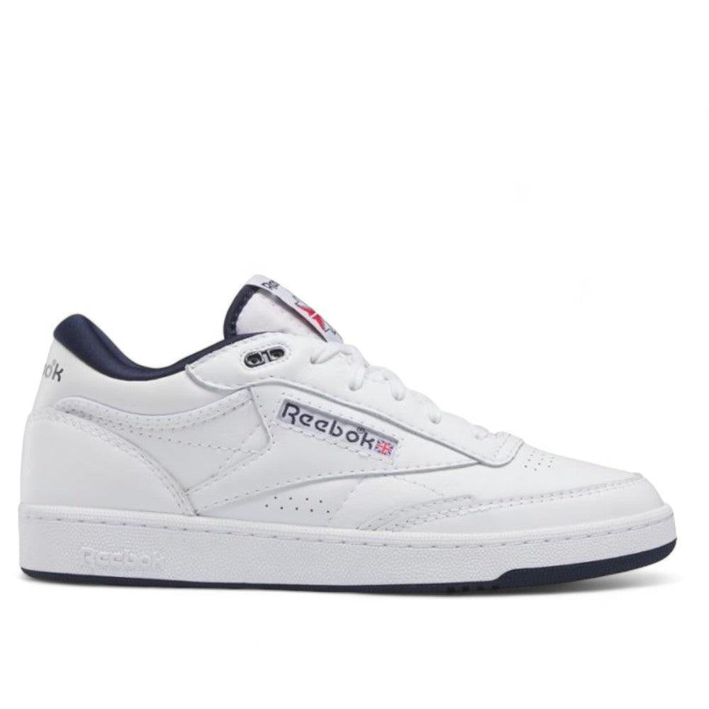 Reebok Men's Club C Mid II Vintage Shoes - Ftwwht/Vecnav/Vecred Ftwwht Vecnav Vecred 7 Footwear - Tophatter Daily Deals