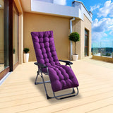 67x22in Chaise Lounger Cushion Recliner Rocking Chair Sofa Furniture & Decor - Tophatter Daily Deals